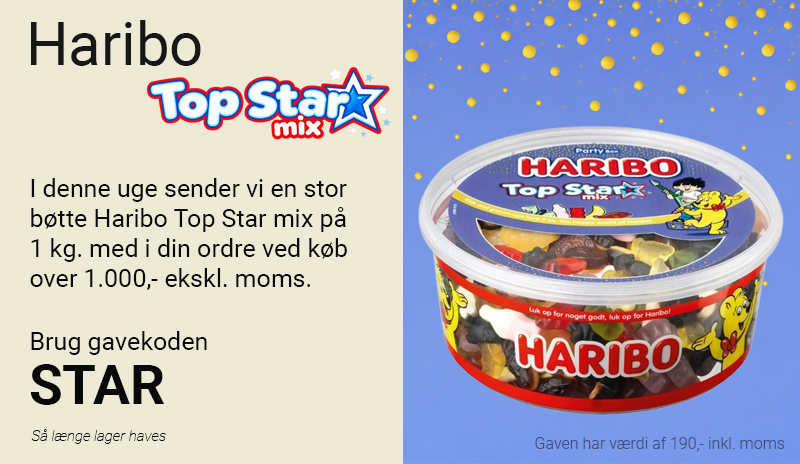 Haribo Top Star mix 2026